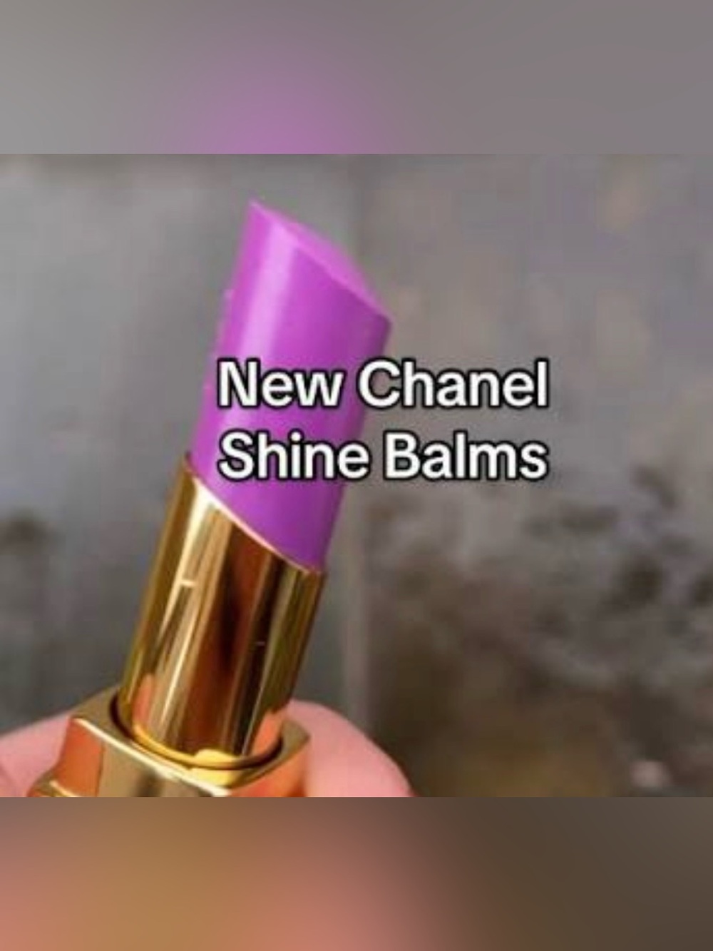 CHANEL Rouge Coco Baume Shine Lipstick - 764 Charming Lilac Luxe Plum Hue - Picture 8 of 11